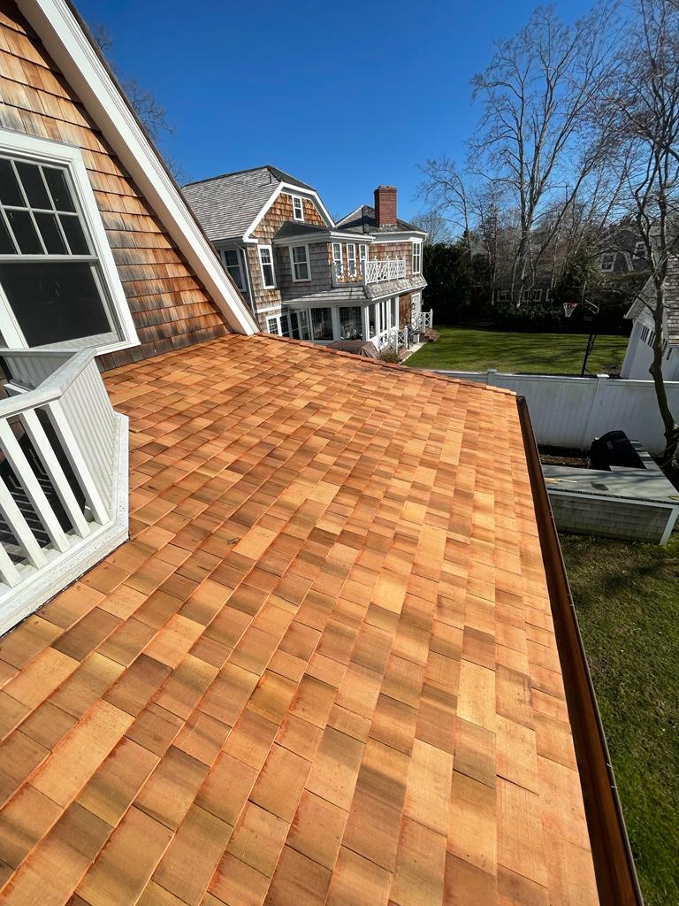 Cedar roof